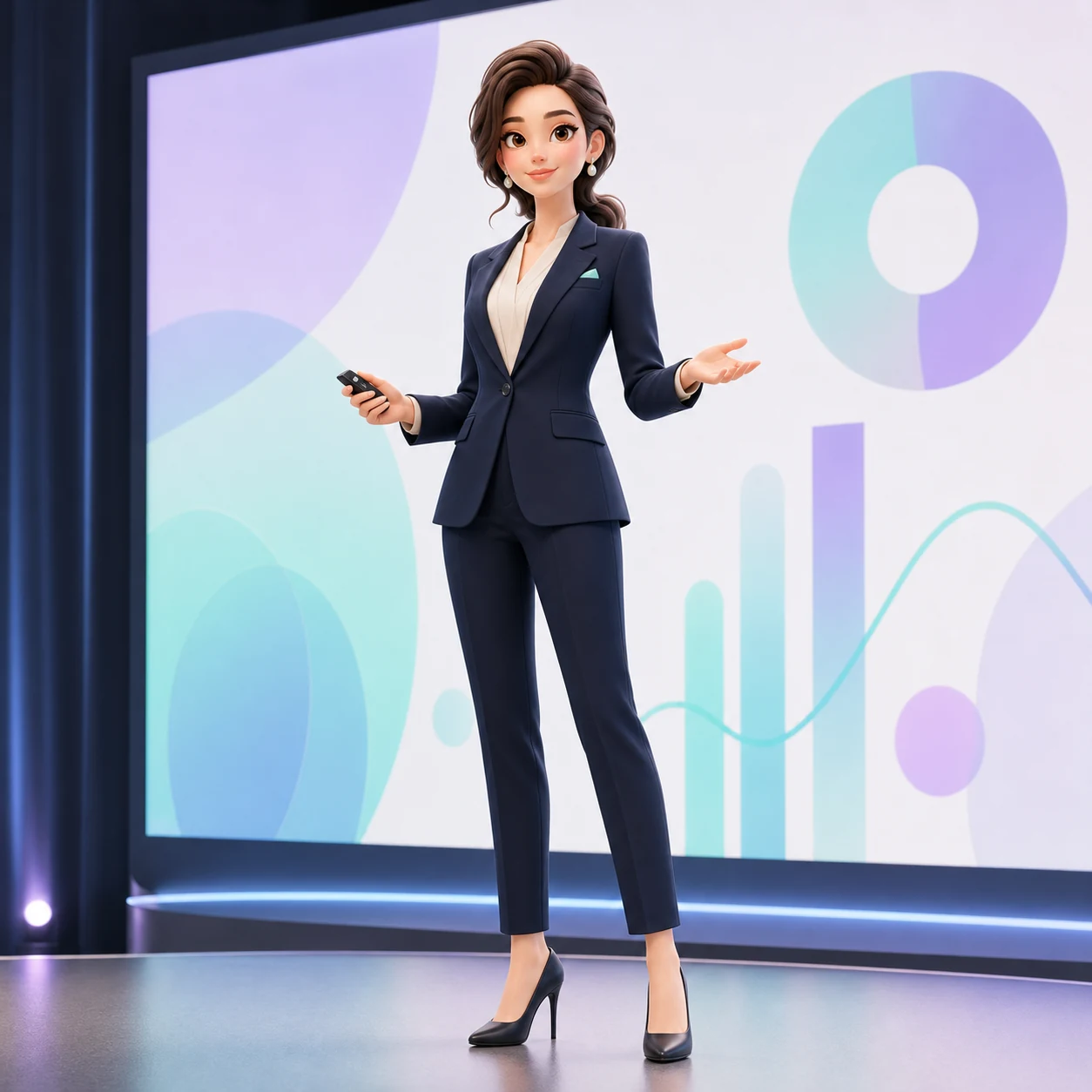 ANORA Soft-3D-Visual zum Thema LinkedIn