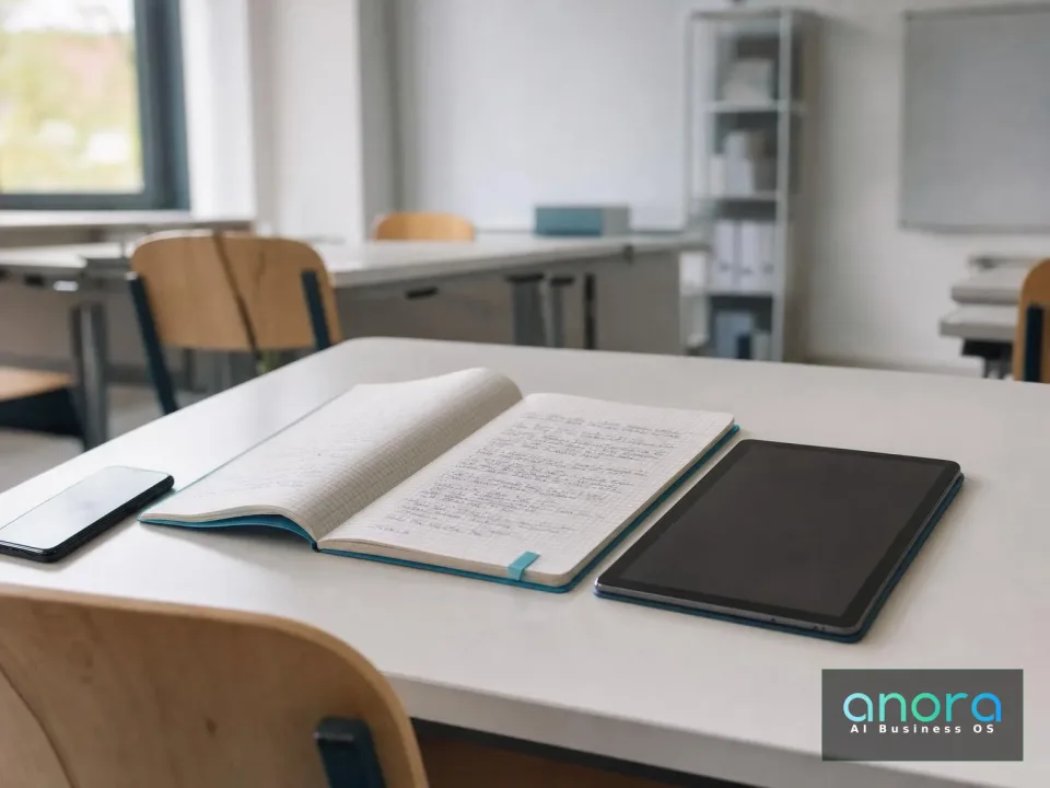 Editoriales Begleitmotiv zum Abschnitt „Die makellose Stunde“ im Beitrag „Die Schule, in der jede Antwort perfekt klingt“.