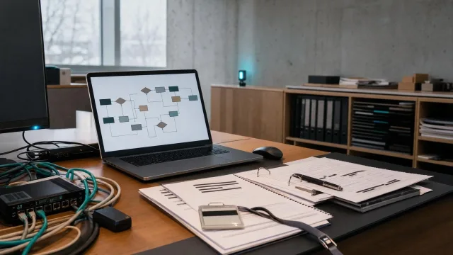 Editoriales Titelmotiv zum Beitrag „AI Business OS als Betriebsmodell statt KI-Tool“.