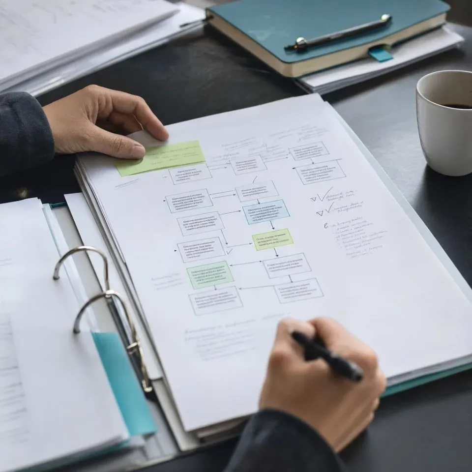 Editoriales Begleitmotiv zum Abschnitt „Ein belastbarer Workflow für Redaktion und Technik“ im Beitrag „Strukturierte Daten im B2B: Kein Garant für KI
